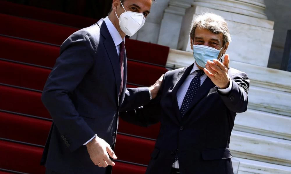 Μητσοτάκης για Σασόλι: «Φάρος ειρήνης και δημοκρατίας το όραμά του για την Ευρώπη»